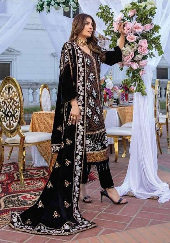 Azure Velvet Winter Embroidered Collection 2020 